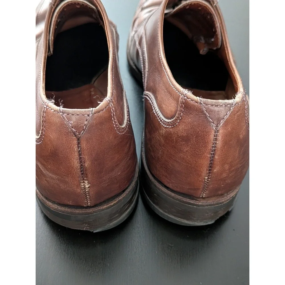 Allen Edmonds Montgomery Leather Dress Shoes Men's Walnut Brown‎ Lace Up Size 10